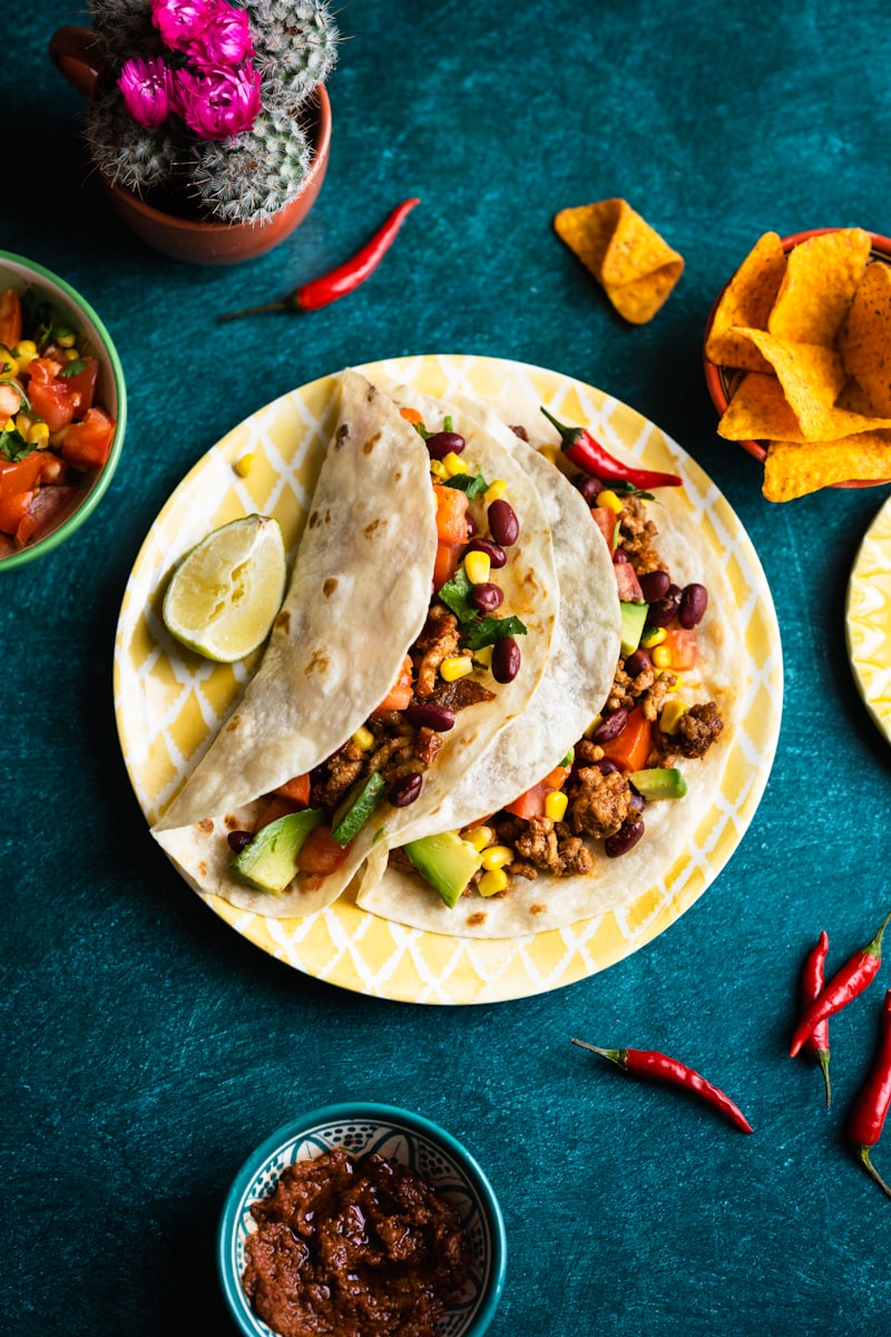 Handmade tortilla on surface, photo on Unsplash